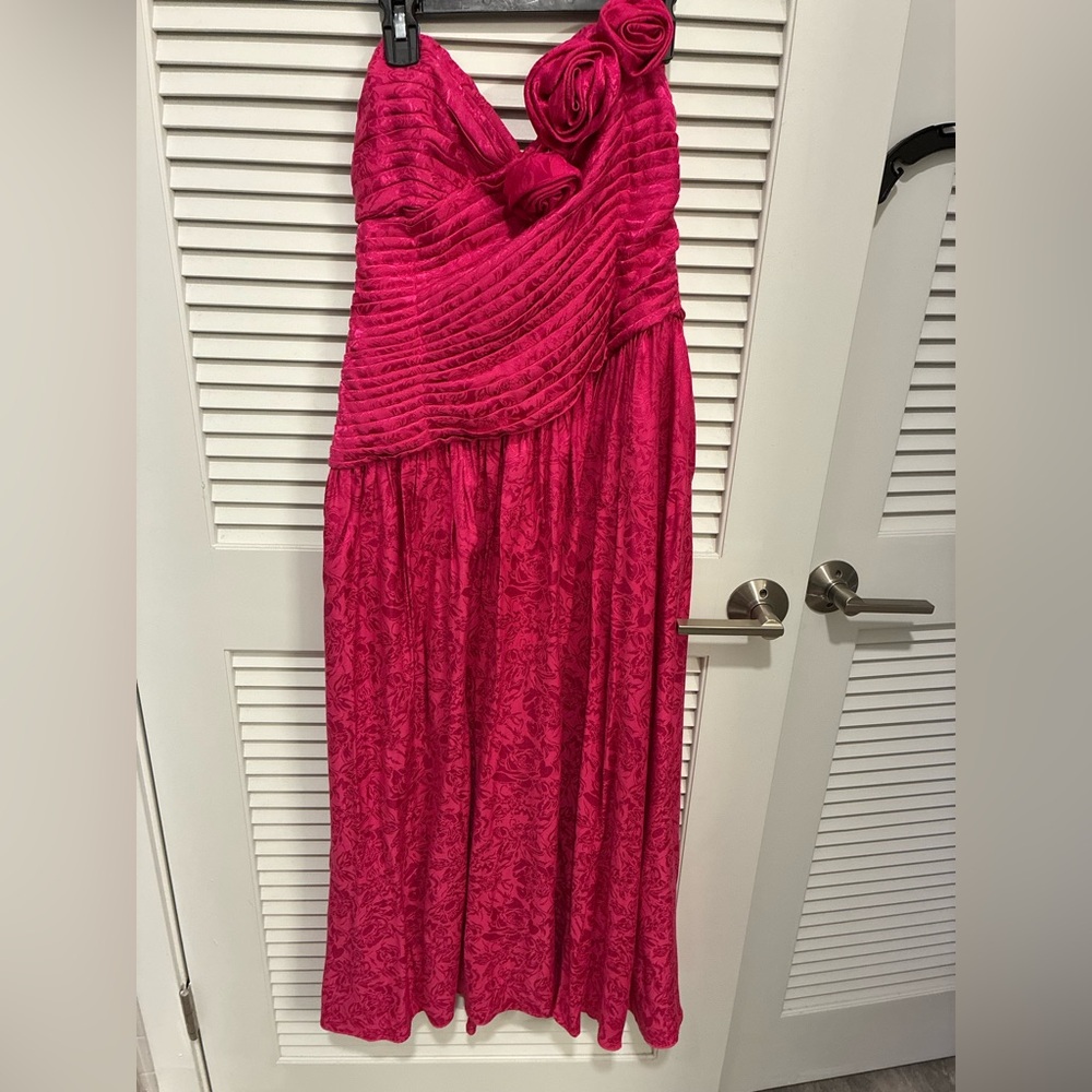 Free People Strapless Pink Summer Dress